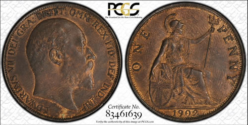 Great Britain copper penny